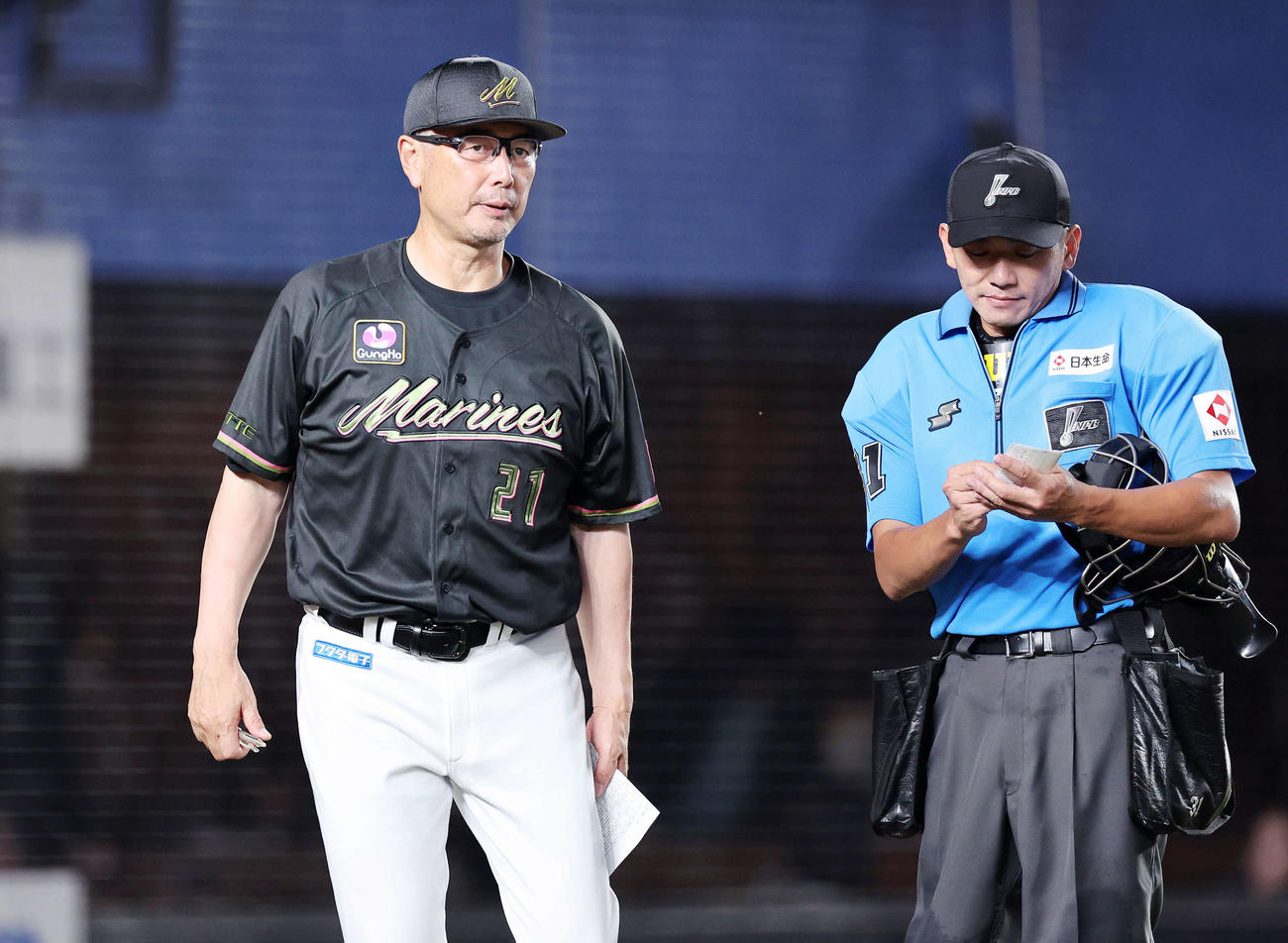 ロッテ吉井監督（2024年7月31日撮影）