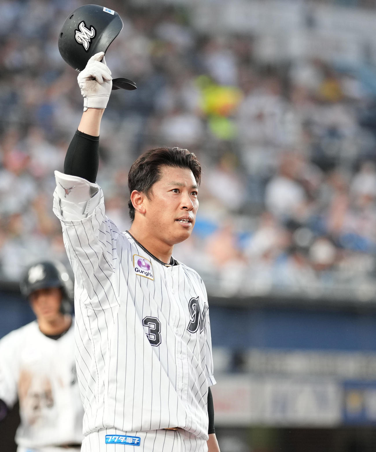ロッテ角中勝也（2024年6月25日撮影）