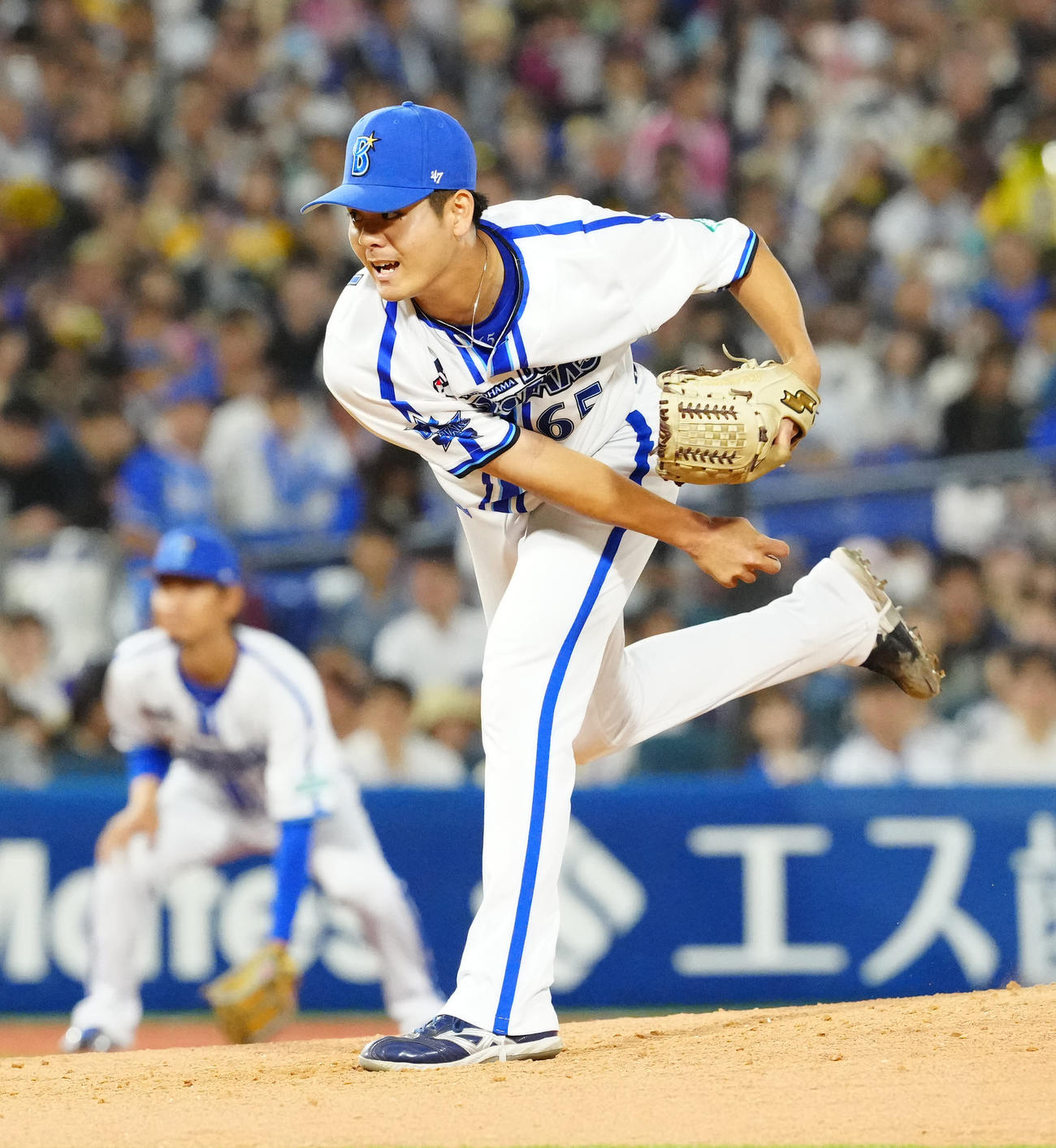 DeNA宮城滝太（2024年6月7日撮影）