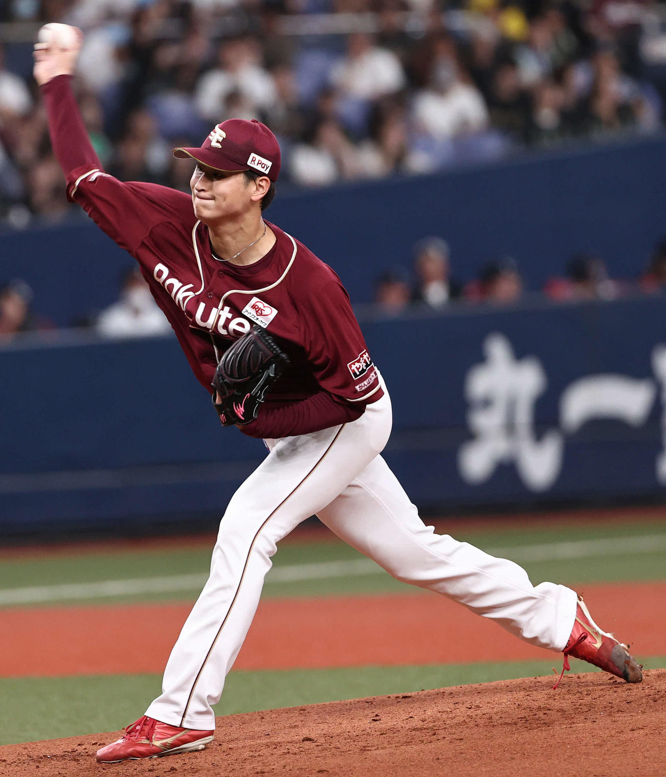 オリックス対楽天　楽天先発の内（撮影・西尾就之）