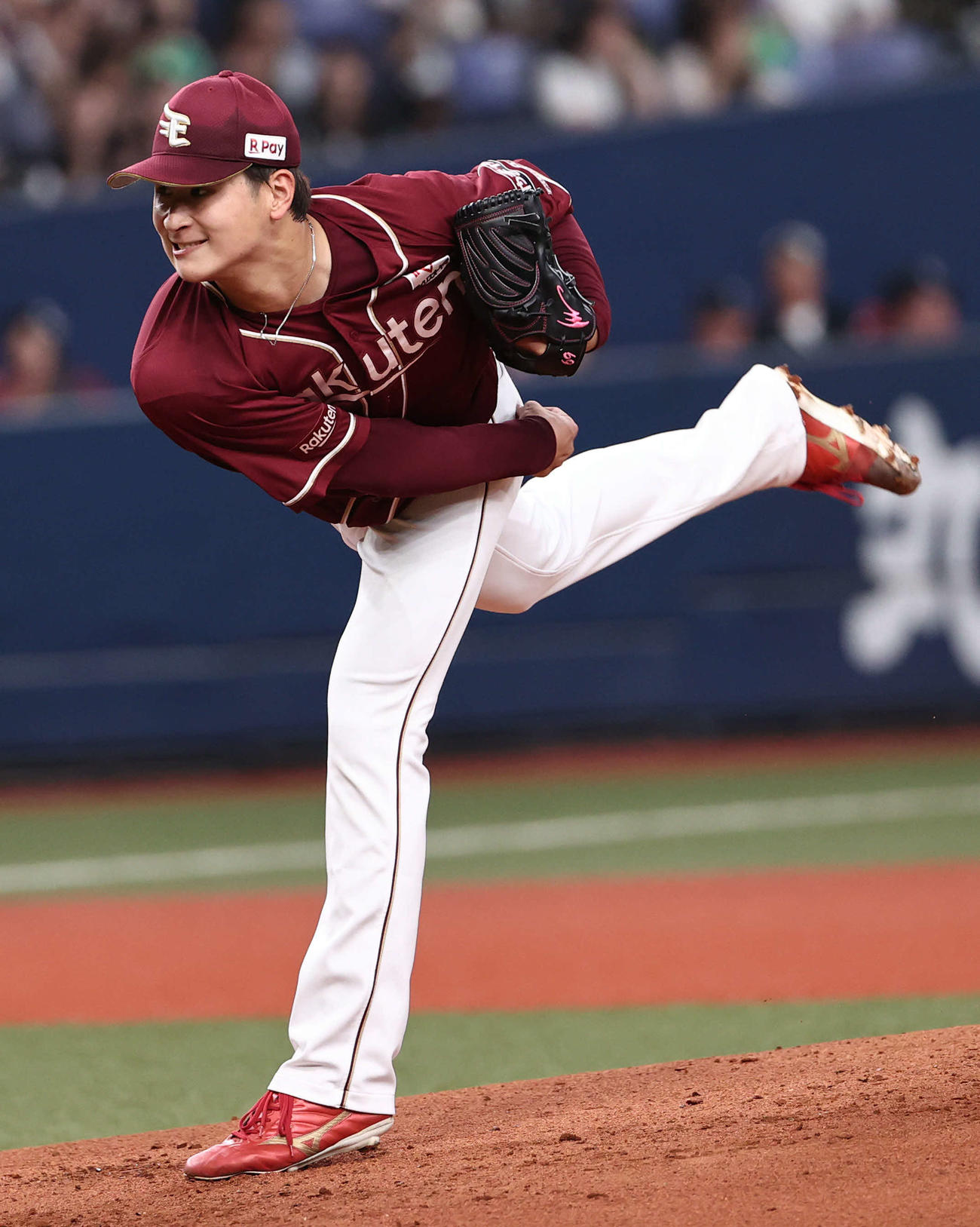 オリックス対楽天　楽天先発の内（撮影・西尾就之）