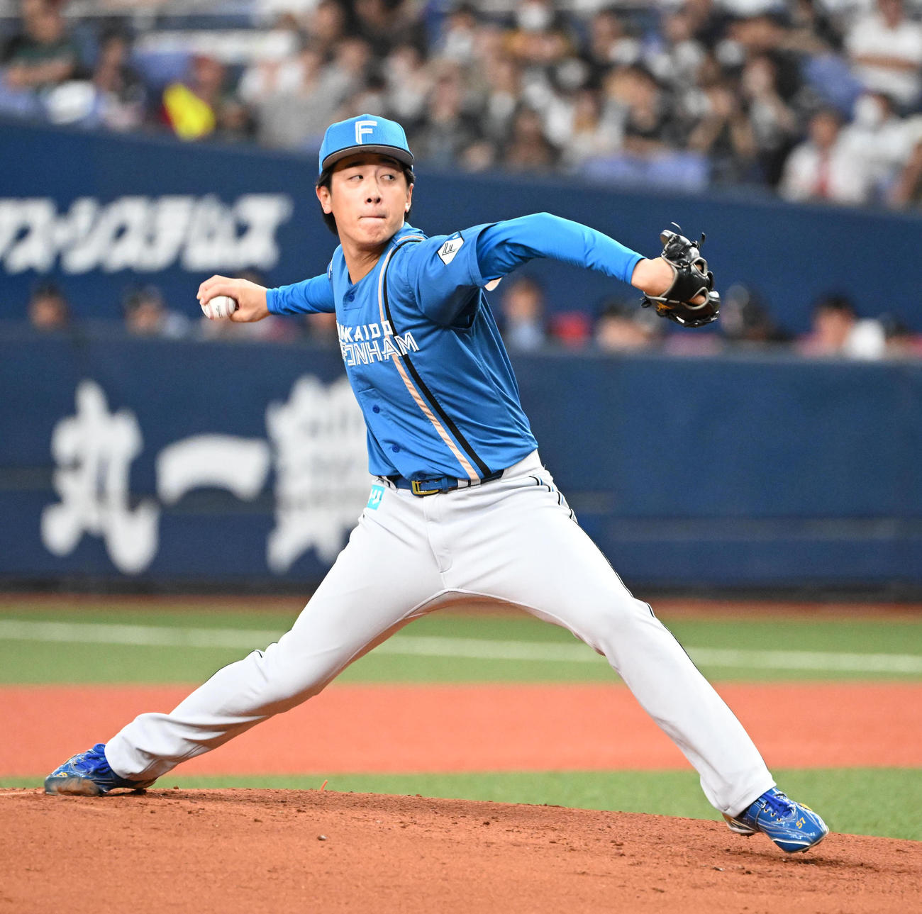 オリックス対日本ハム　先発する日本ハム北山（撮影・和賀正仁）