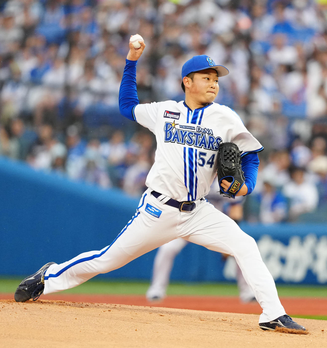 DeNA石田裕太郎（2024年7月撮影）