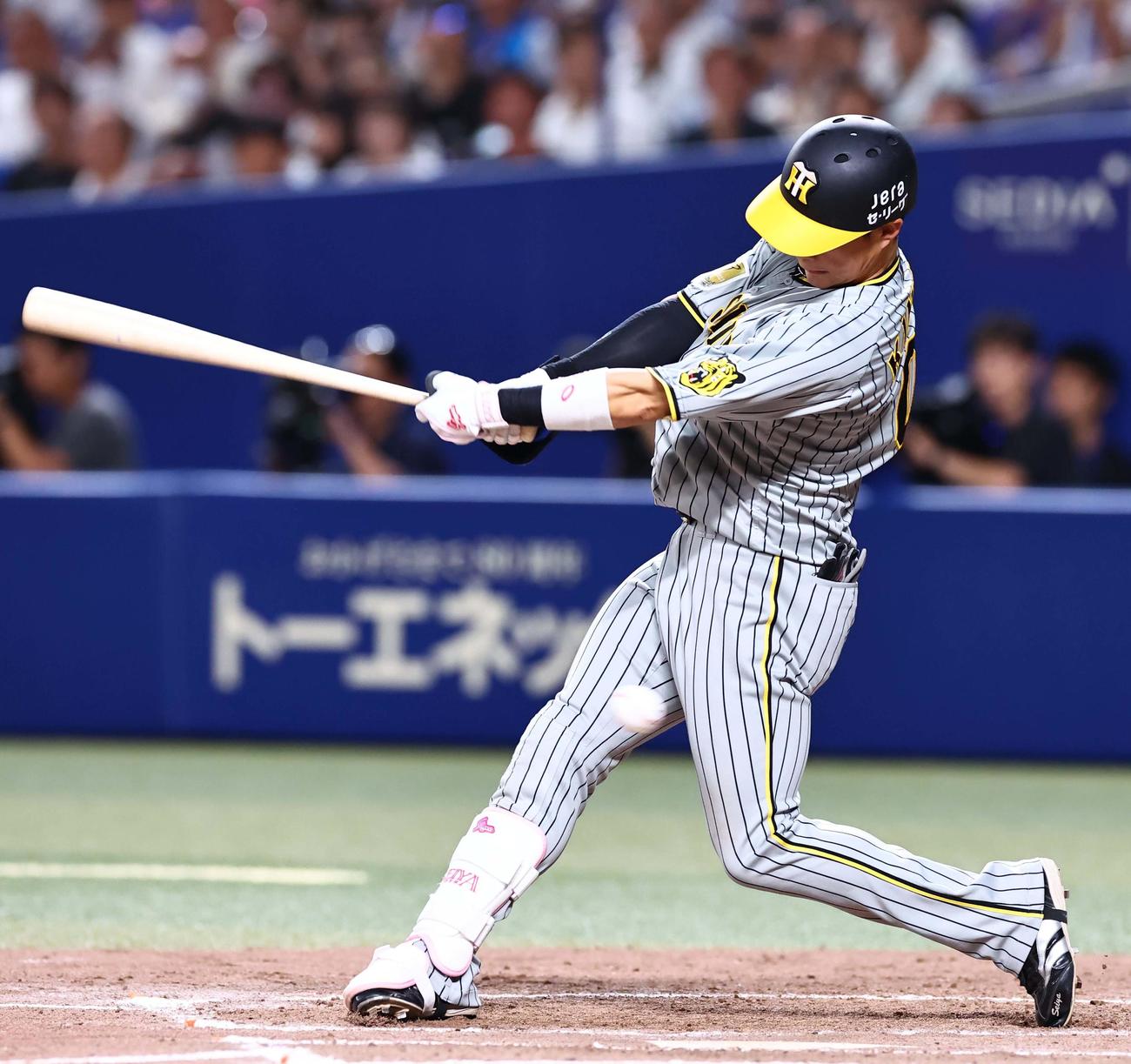 中日対阪神　3回表阪神無死満塁、木浪は三振に倒れる（撮影・上田博志）