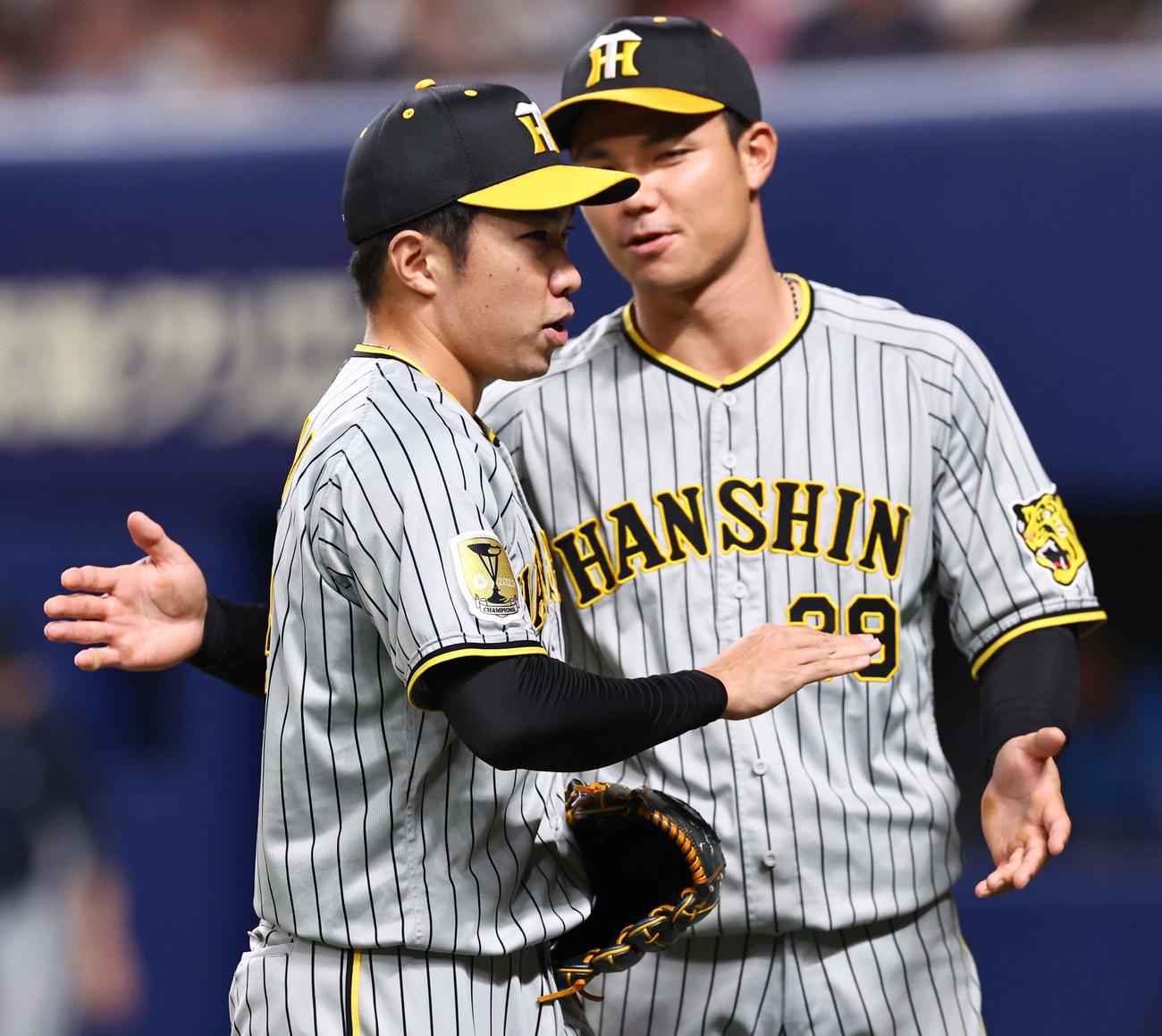 中日対阪神　阪神3番手の石井は6回を無失点に抑える（撮影・上田博志）