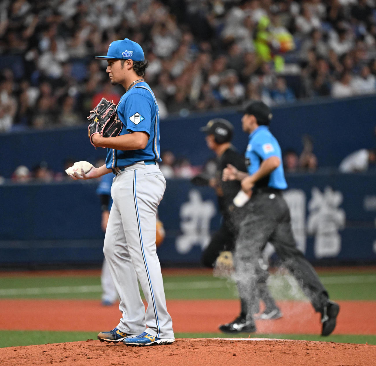 オリックス対日本ハム　2回裏オリックス2死、杉本にソロ本塁打を浴びる伊藤（撮影・和賀正仁）