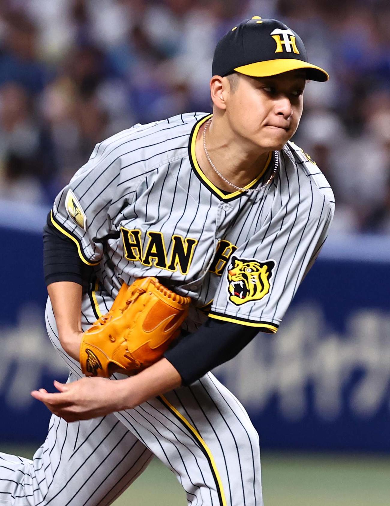 中日対阪神　阪神先発の大竹（撮影・上田博志）