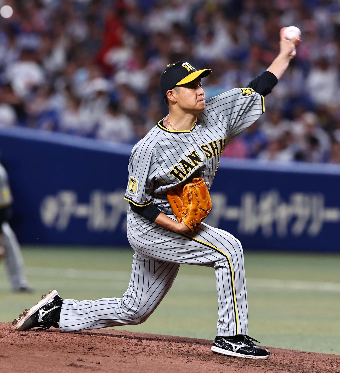 中日対阪神　阪神先発の大竹（撮影・上田博志）