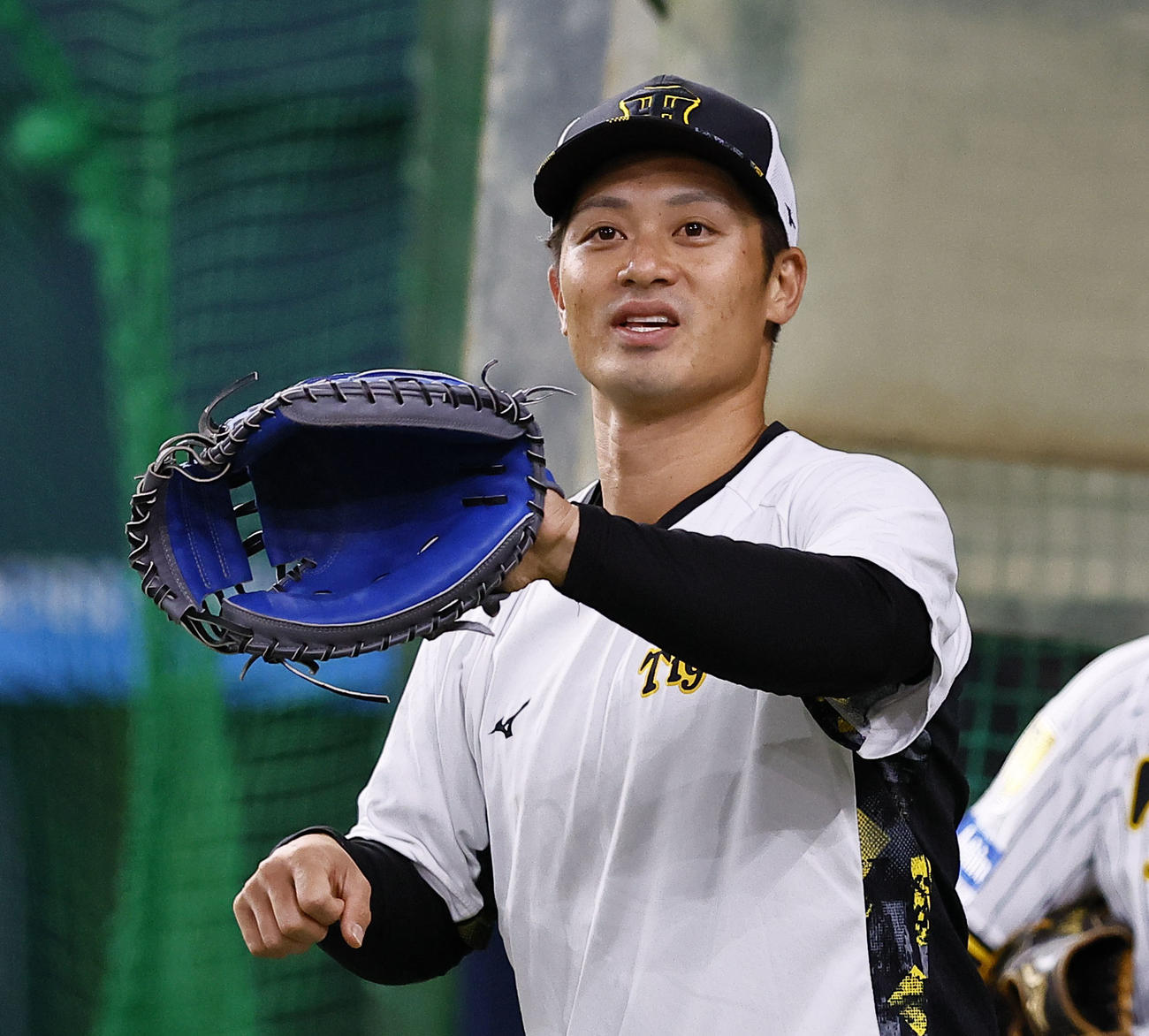 阪神対ヤクルト　1軍に合流した阪神坂本（撮影・藤尾明華）