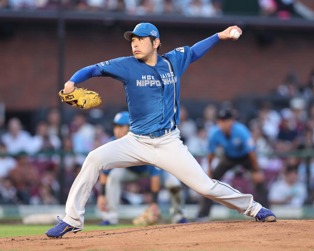日本ハム加藤貴之（2024年8月8日撮影）