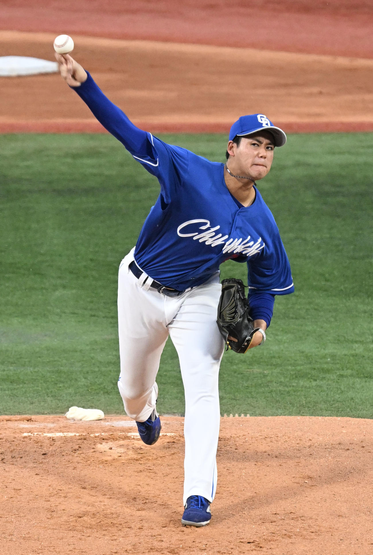 DeNA対中日　先発した中日松木平（撮影・千葉一成）