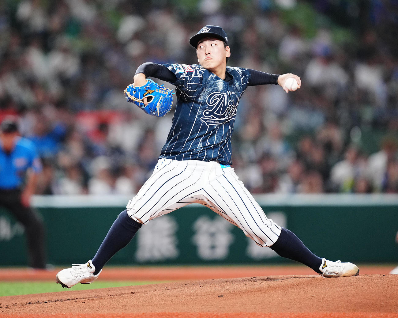 西武対オリックス　力投する西武先発の隅田（撮影・垰建太）