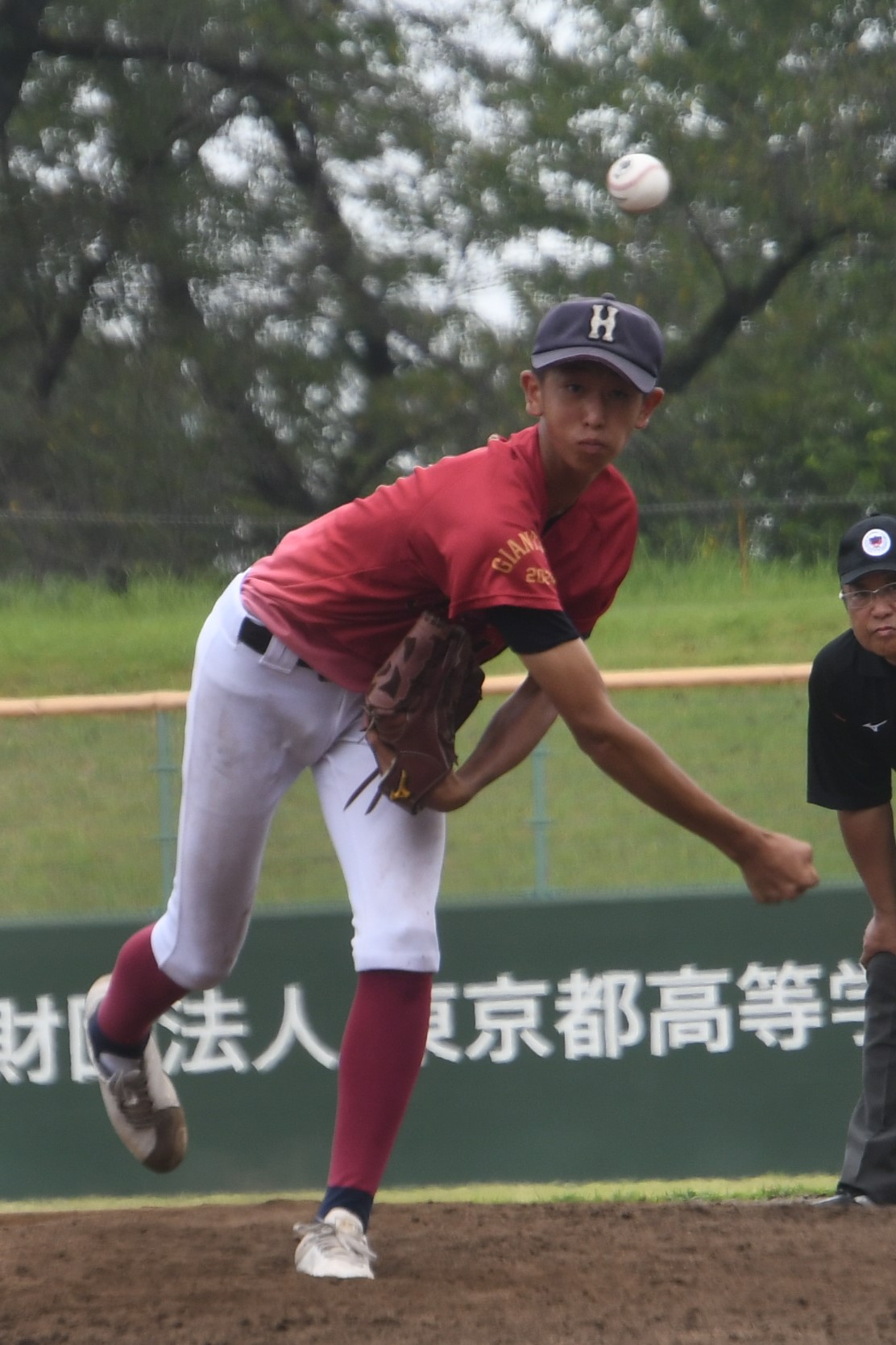 4強入りした北摂シニア先発の中尾理佑