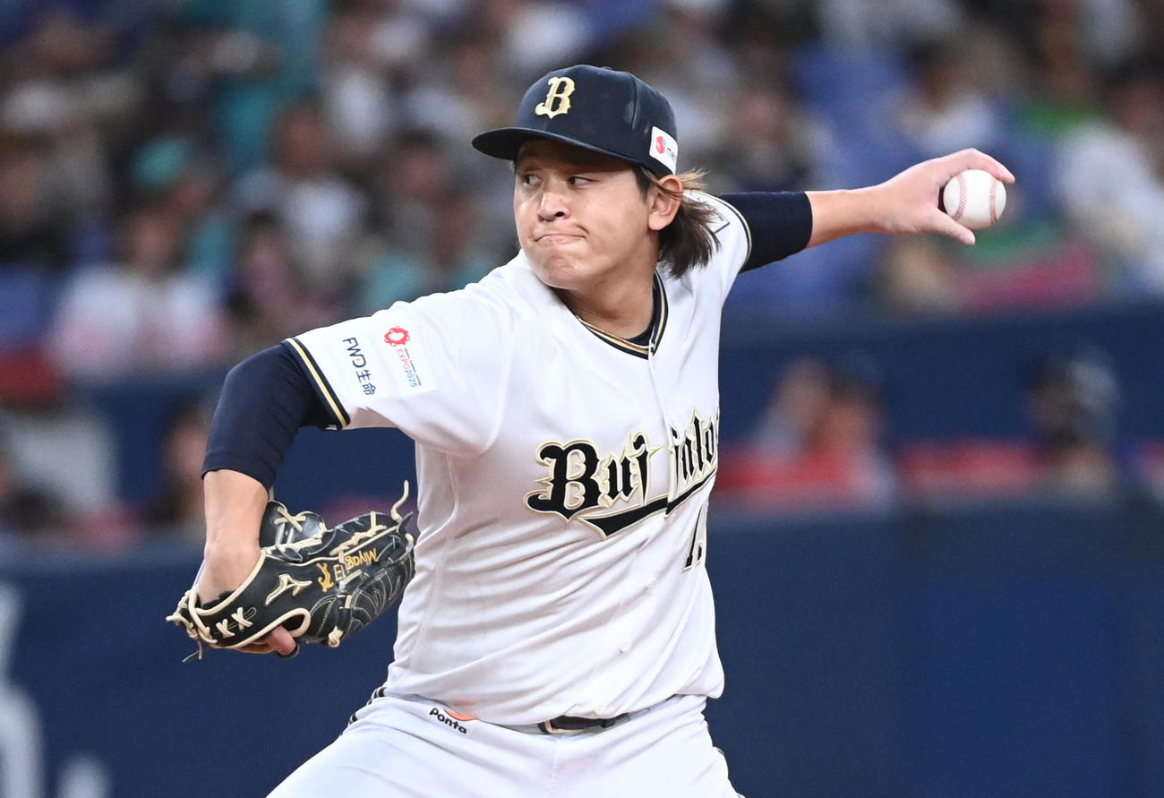オリックス宮城大弥（2024年7月撮影）