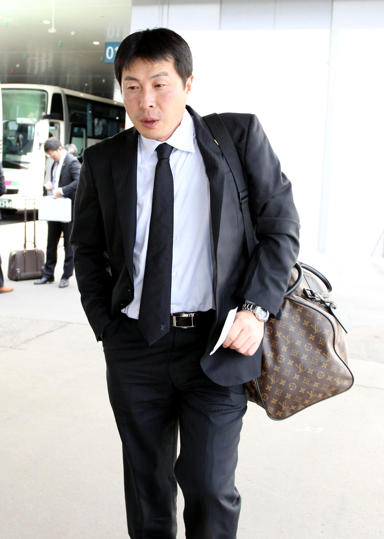 井出竜也守備走塁コーチ（2012年10月20日撮影）