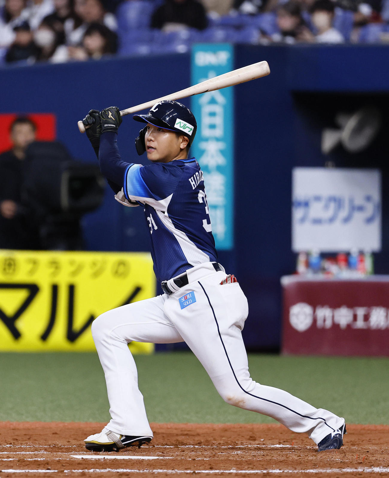 西武平沼翔太（2024年4月24日撮影）