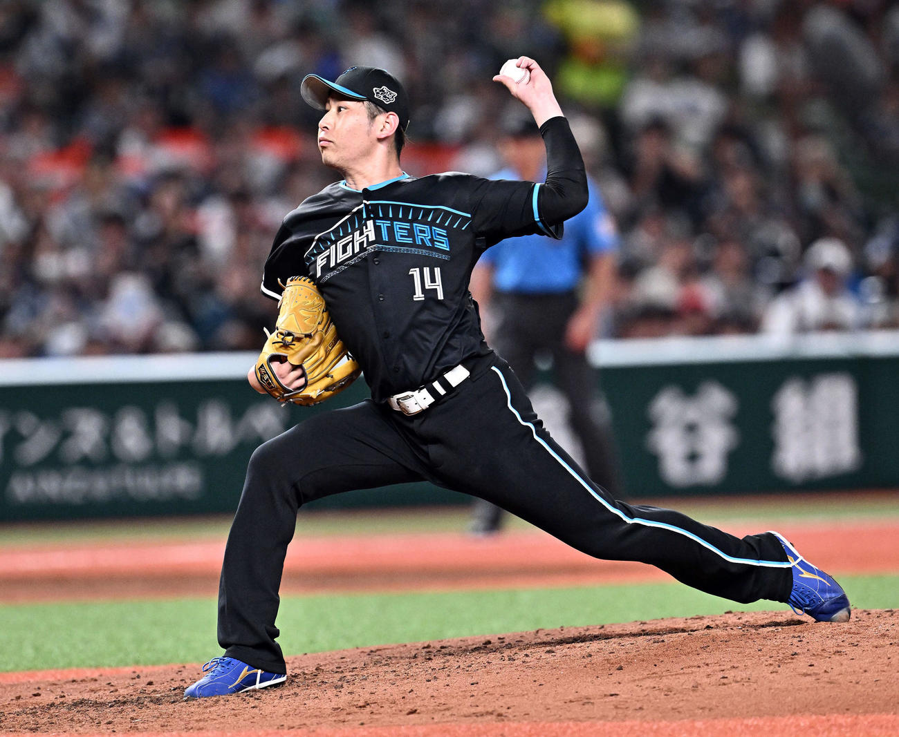 西武対日本ハム　日本ハム先発の加藤貴（撮影・滝沢徹郎）