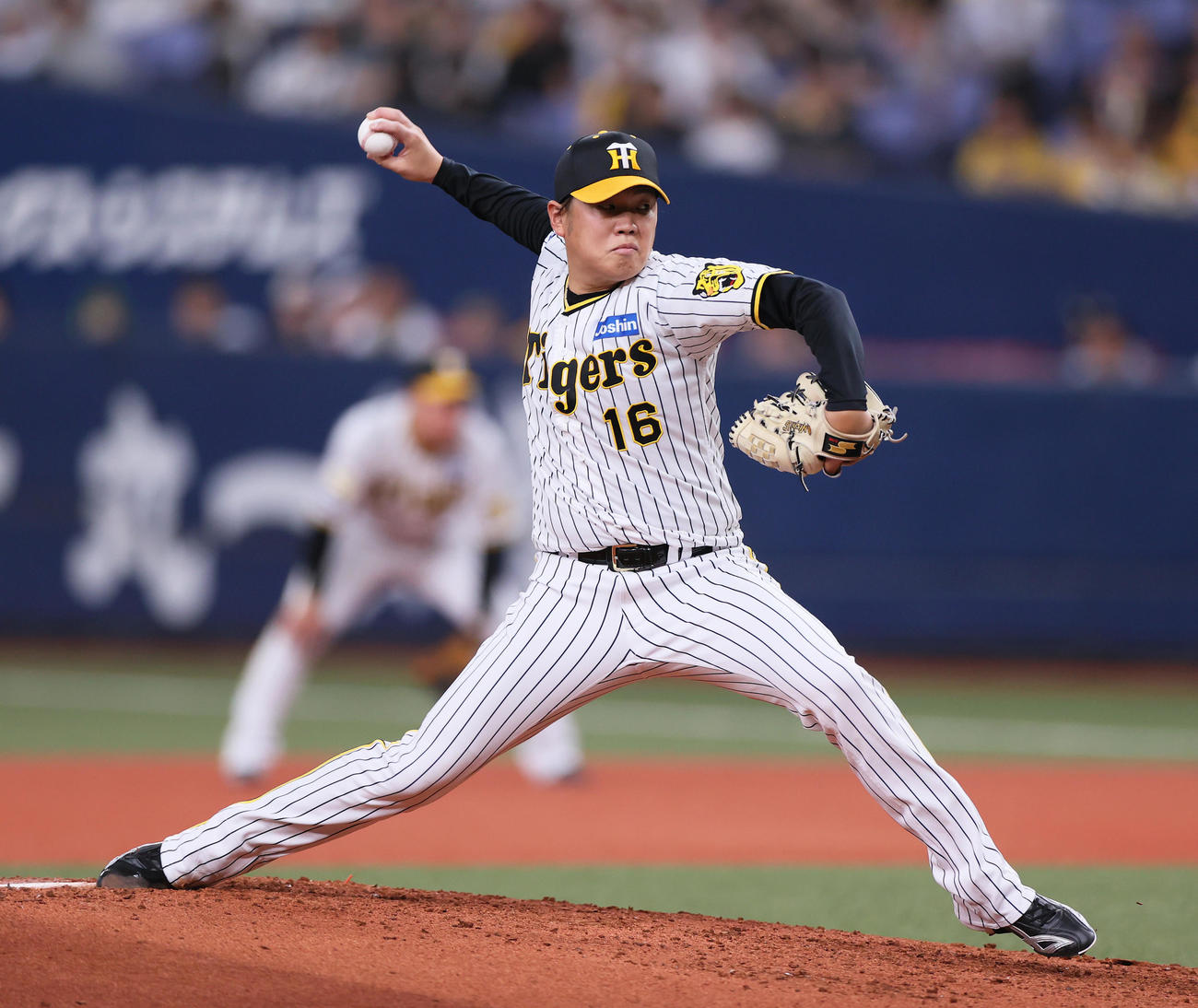 阪神西勇輝（2024年8月21日撮影）
