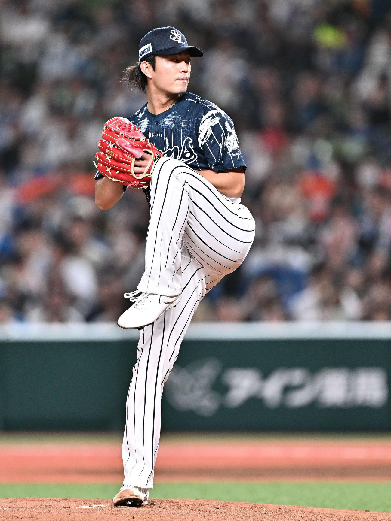 西武対日本ハム　西武先発の今井（撮影・滝沢徹郎）
