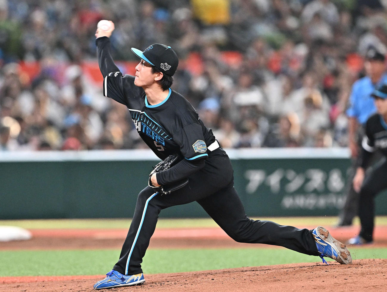 西武対日本ハム　日本ハム先発の北山（撮影・滝沢徹郎）