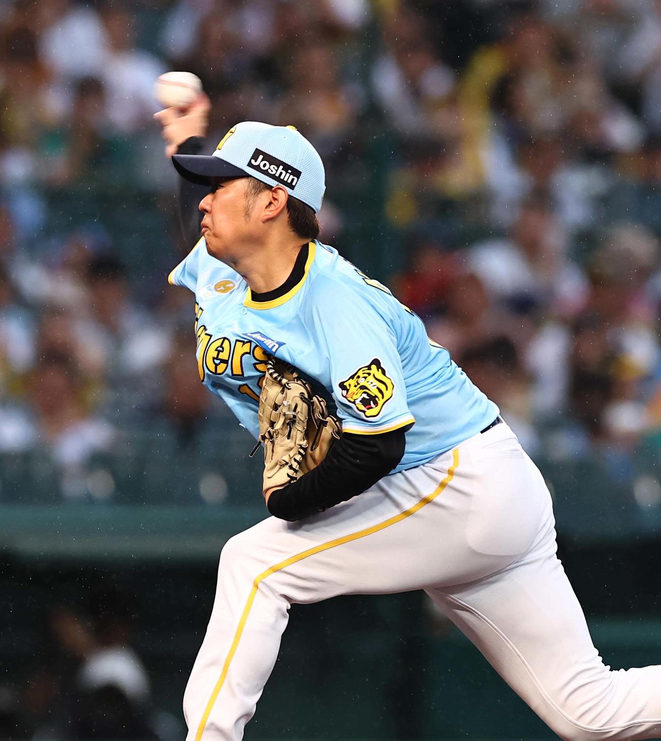 阪神対巨人　阪神先発の西勇（撮影・上田博志）