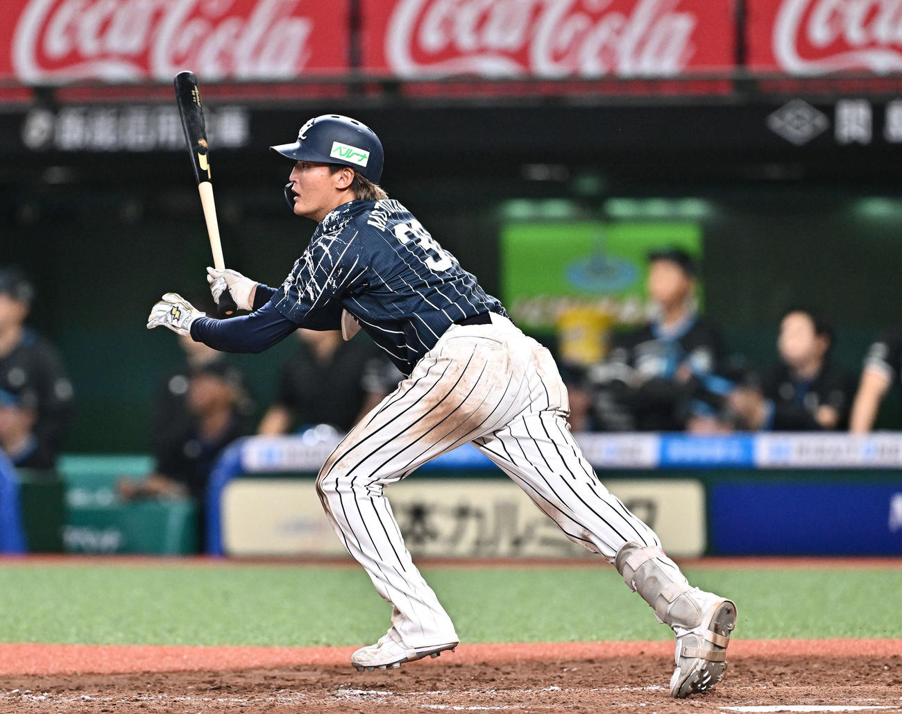 西武対日本ハム　9回裏西武2死満塁、元山はサヨナラ打を放つ（撮影・滝沢徹郎）