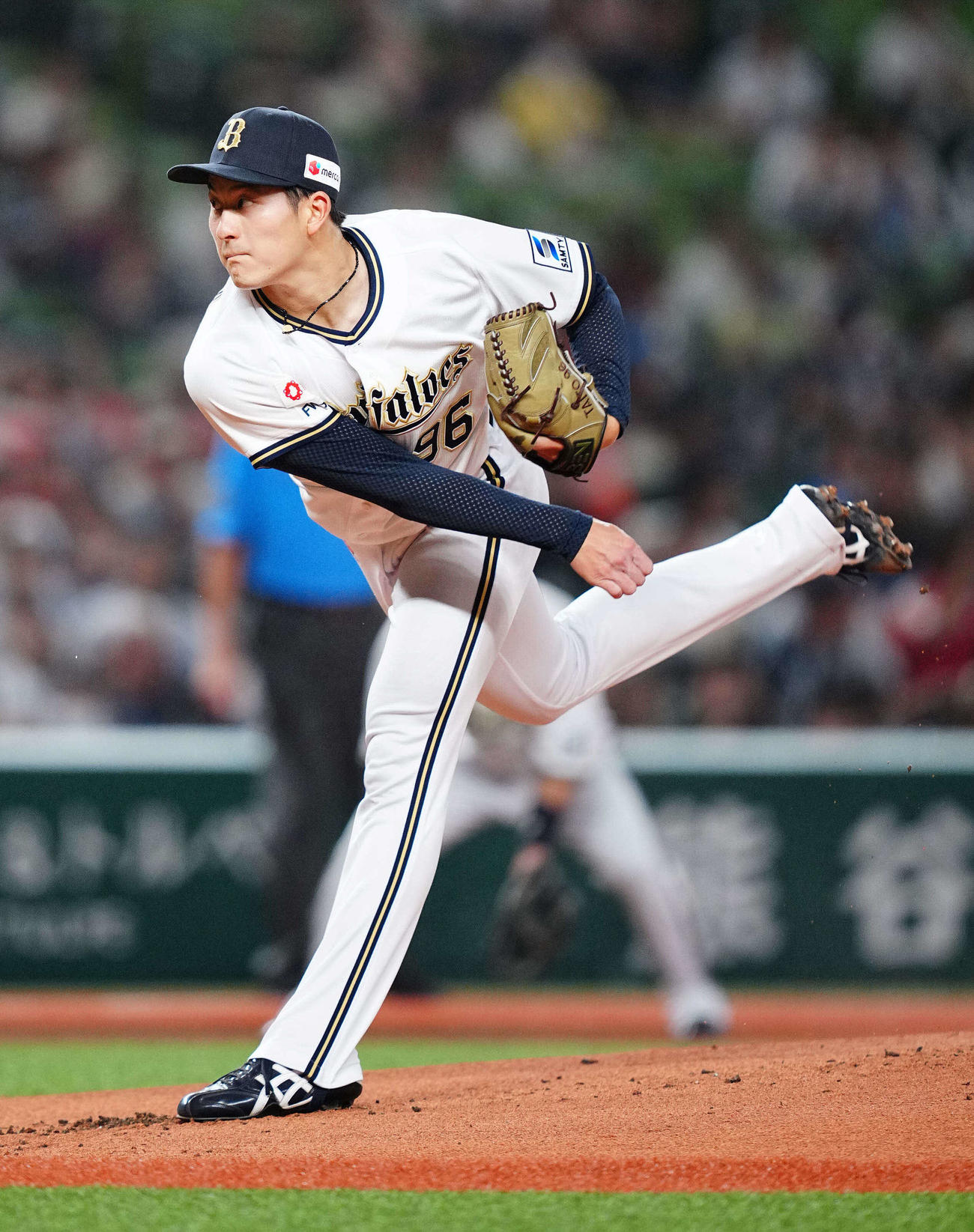 オリックス高島泰都（24年8月22日撮影）