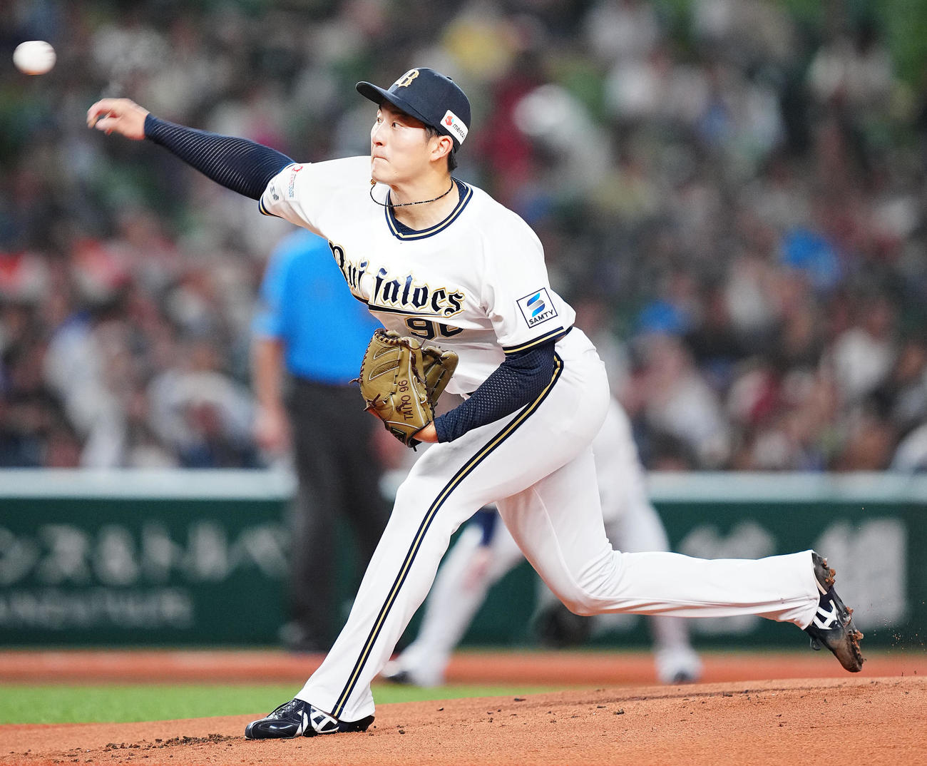 オリックス高島泰都（2024年8月22日撮影）