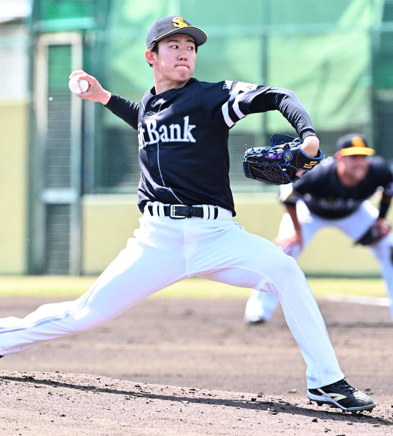 ソフトバンク木村光（2024年4月12日撮影）