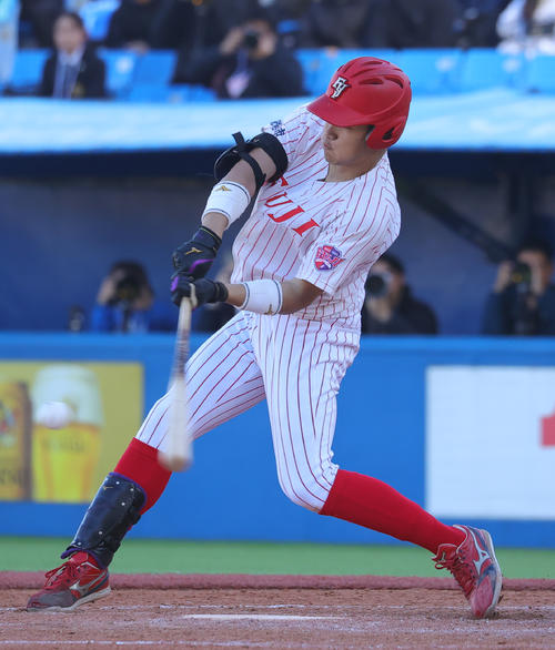 富士大の麦谷祐介（23年11月撮影）