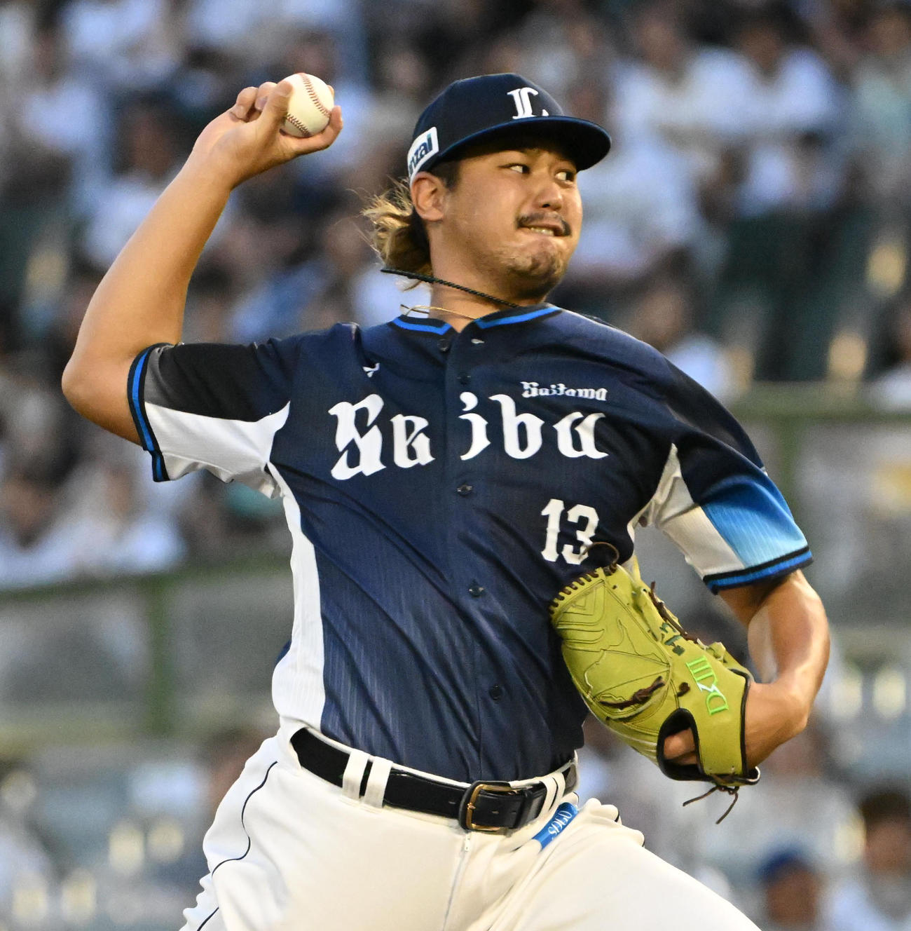 オリックス対西武　西武先発の高橋（撮影・石井愛子）