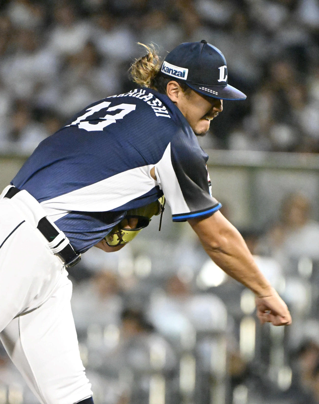 オリックス対西武　西武先発の高橋（撮影・石井愛子）