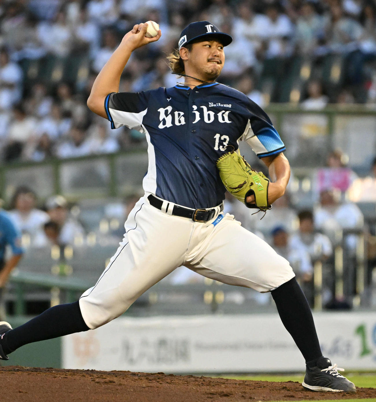 オリックス対西武　西武先発の高橋（撮影・石井愛子）