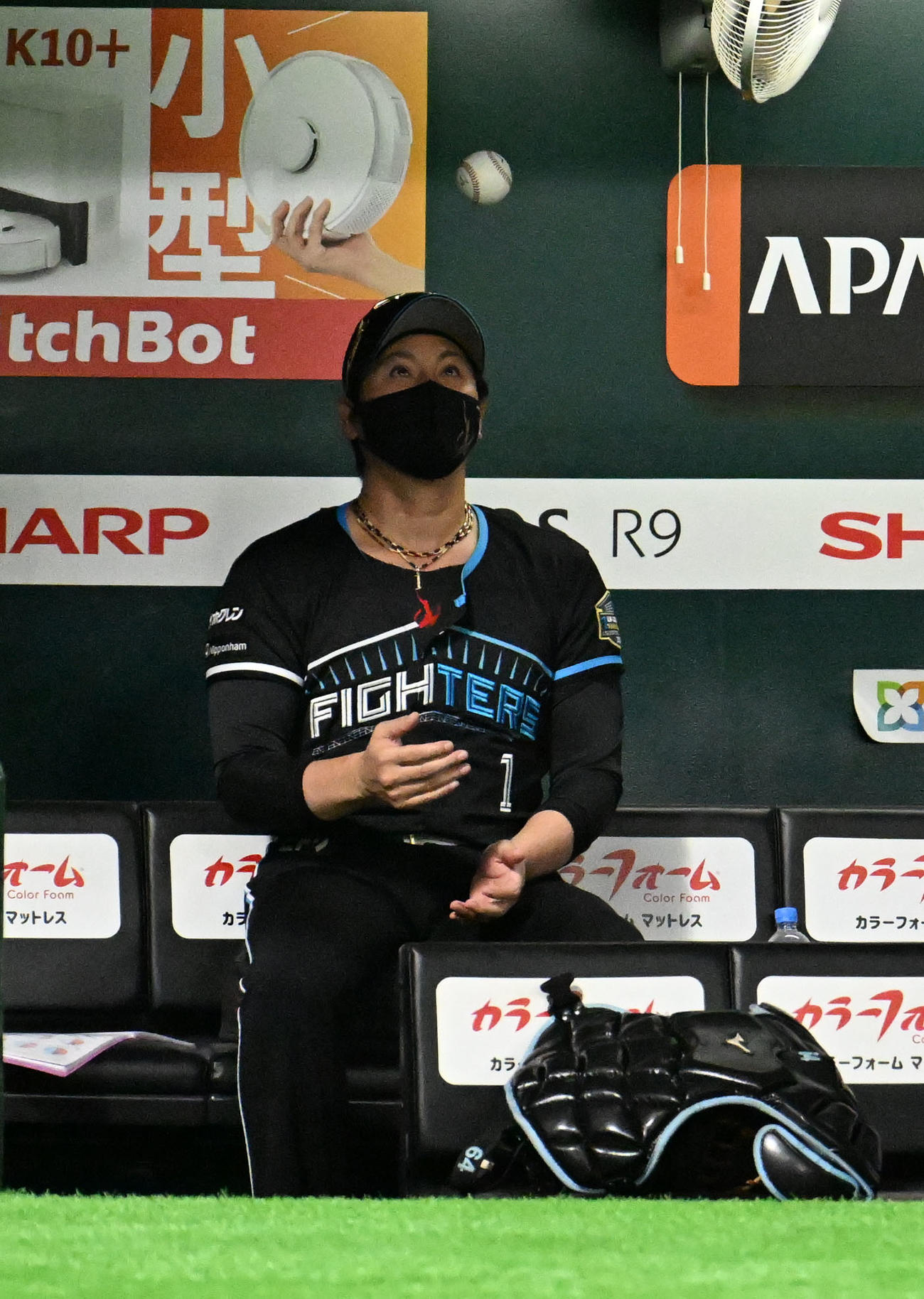 ソフトバンク対日本ハム　新庄監督（撮影・林敢治）