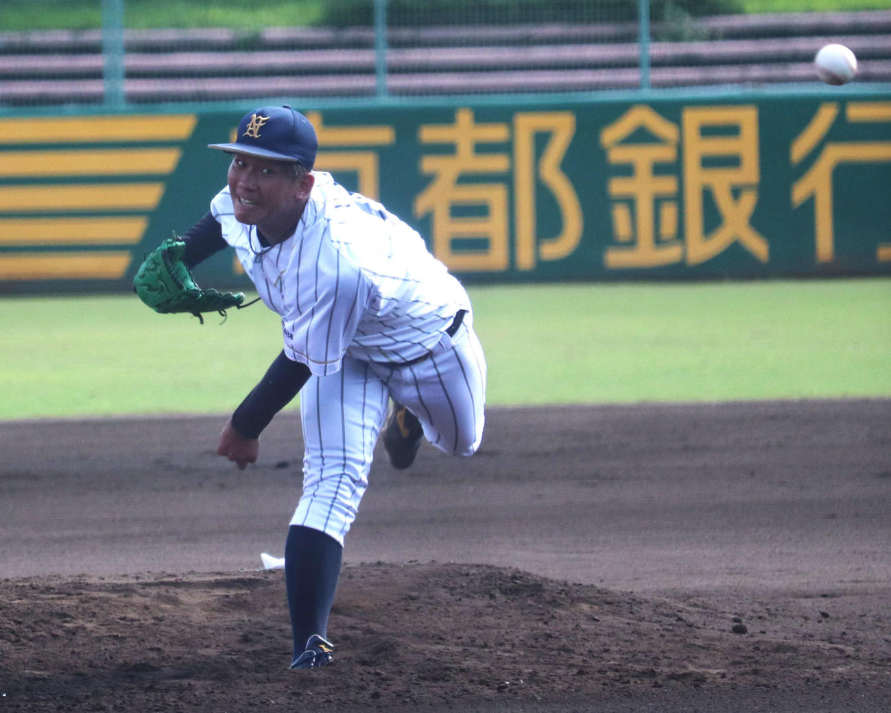 ニチダイとの2回戦　先発した、プロ注目のNTT西日本・伊原（撮影・中島麗）