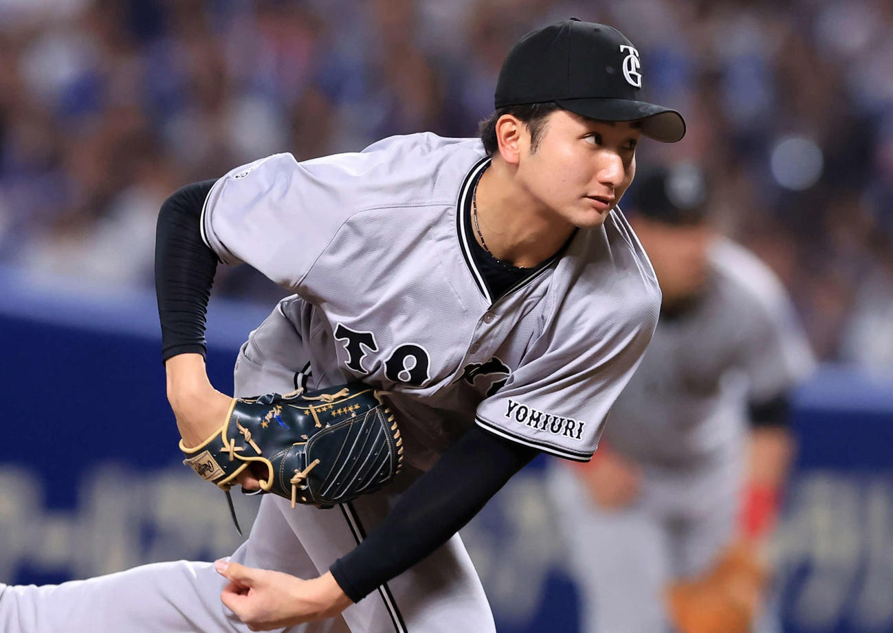 5月6日、力投する巨人横川凱