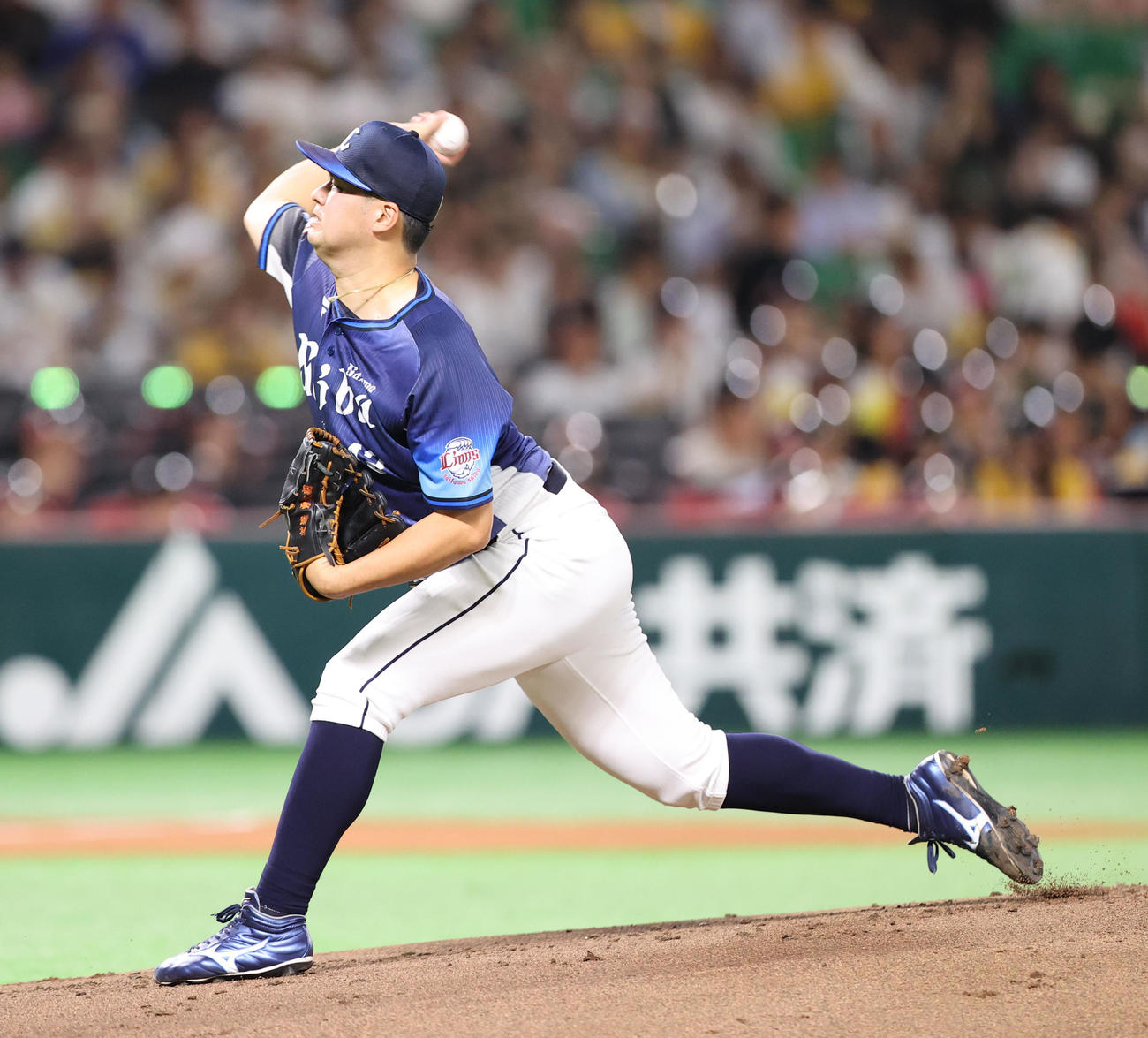 ソフトバンク対西武　西武先発の渡辺（撮影・梅根麻紀）