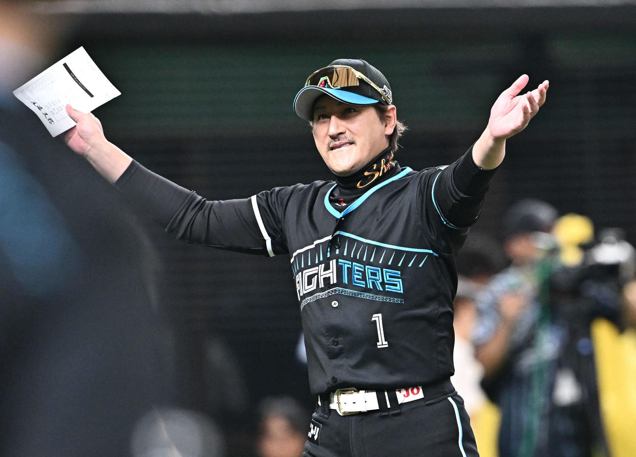 日本ハム新庄監督（2024年9月1日撮影）
