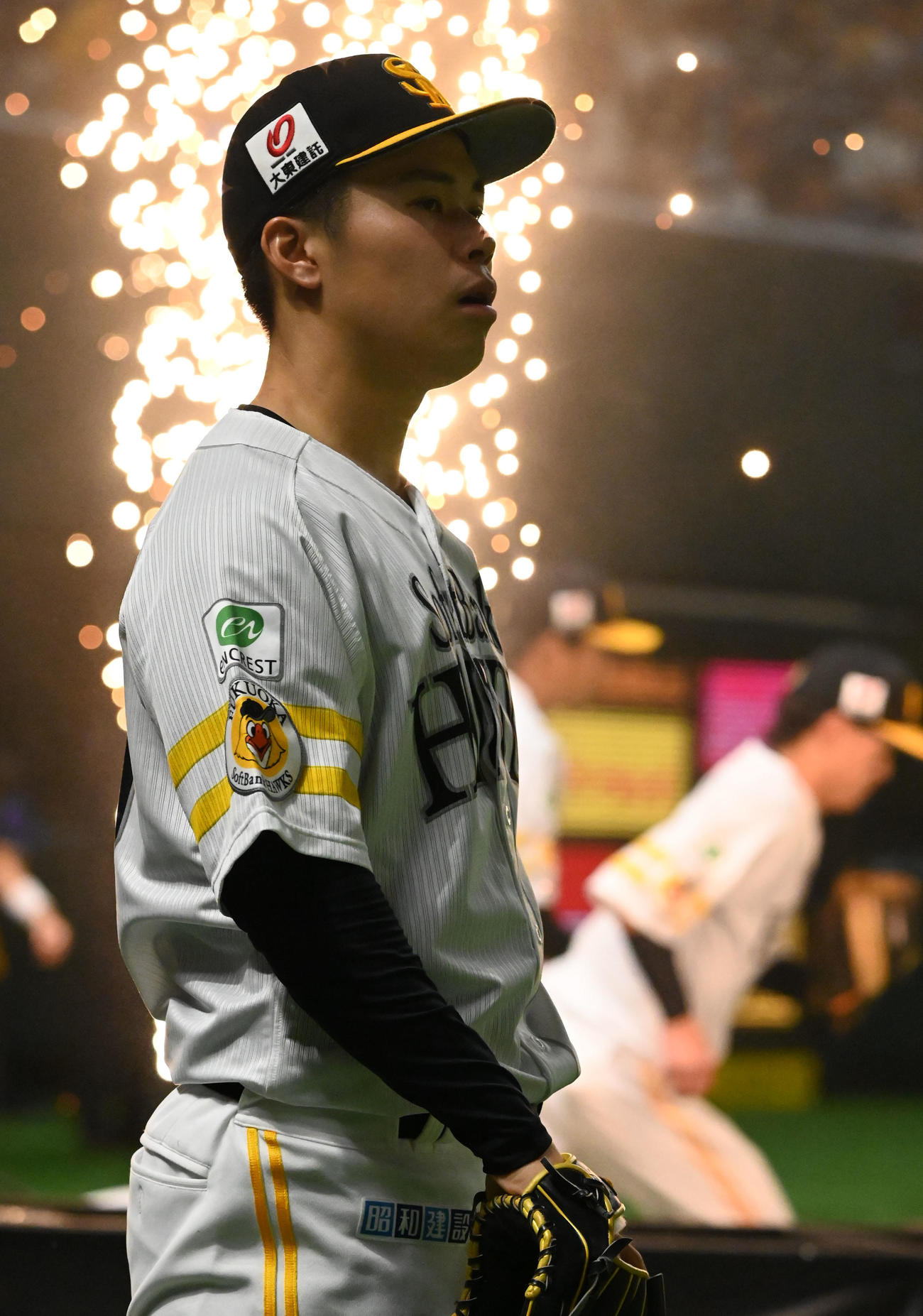 ソフトバンク対西武　ソフトバンク先発・松本晴（撮影・林敢治）