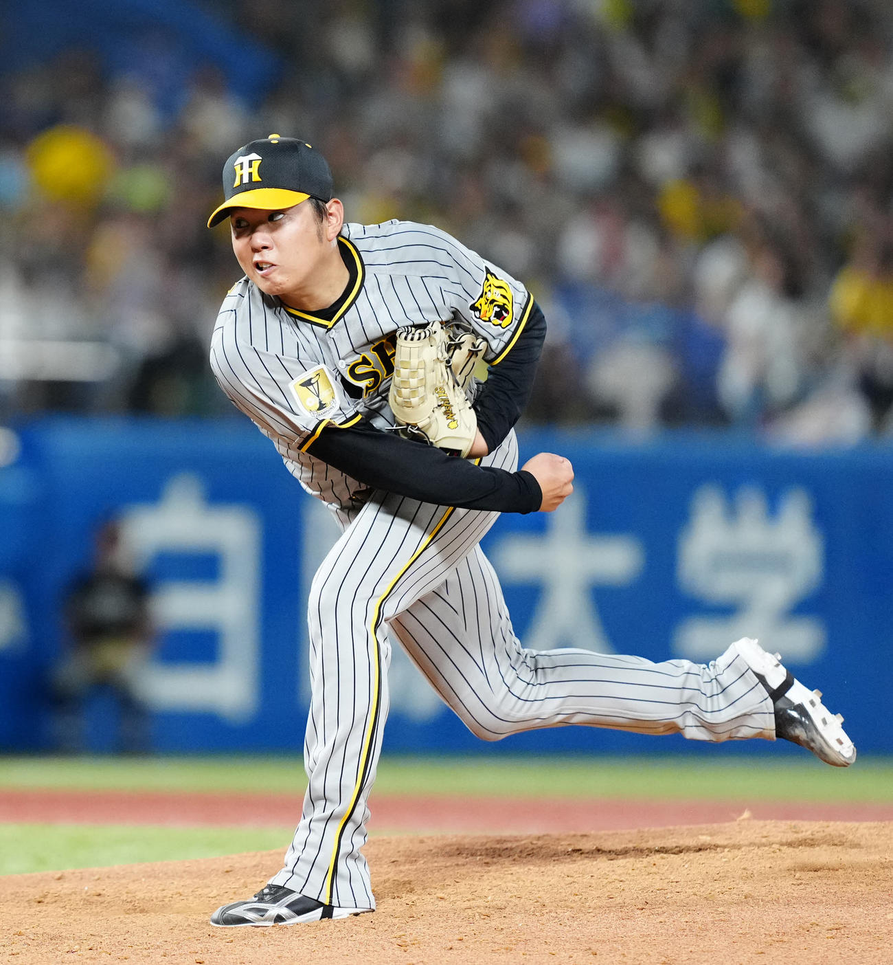 ヤクルト対阪神　阪神先発の西勇（撮影・江口和貴）