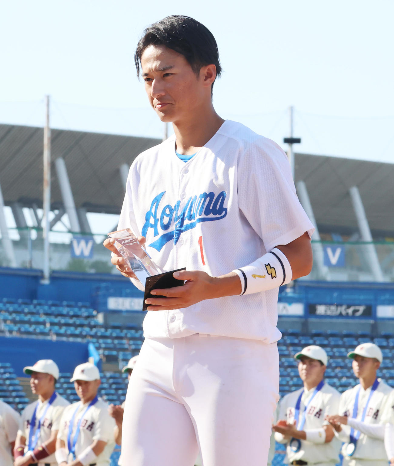 青学大・佐々木主将（2024年6月撮影）