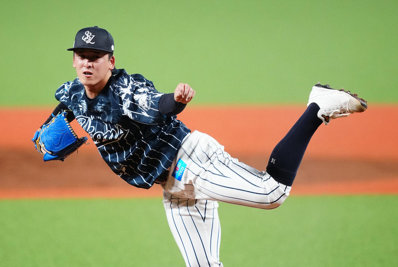 西武隅田知一郎（2024年8月21日撮影）