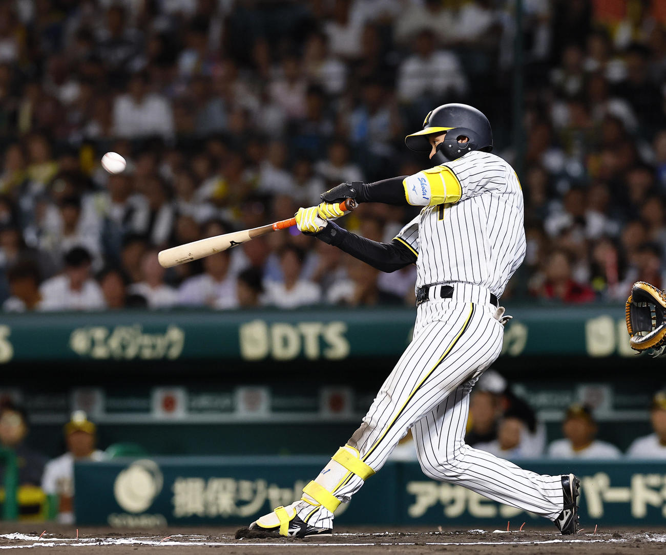 阪神対DeNA 6回裏阪神無死、森下は左越えに本塁打を放つ（撮影・藤尾明華）