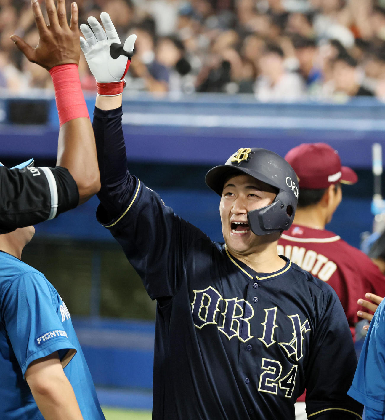 オリックス紅林弘太郎（2024年7月24日撮影）