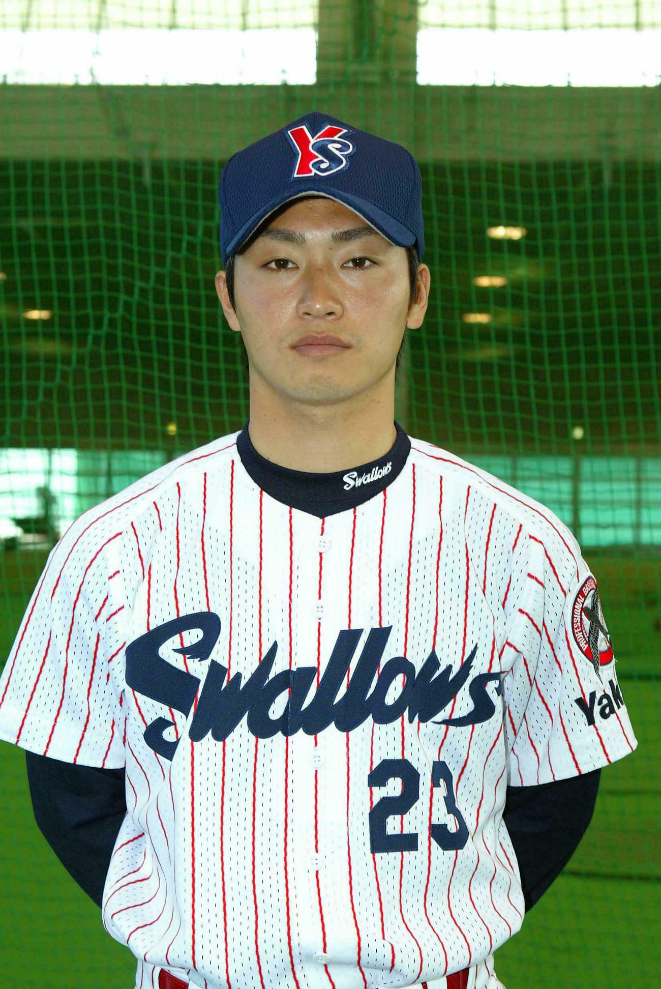 ヤクルトの青木宣親外野手（2004年2月）