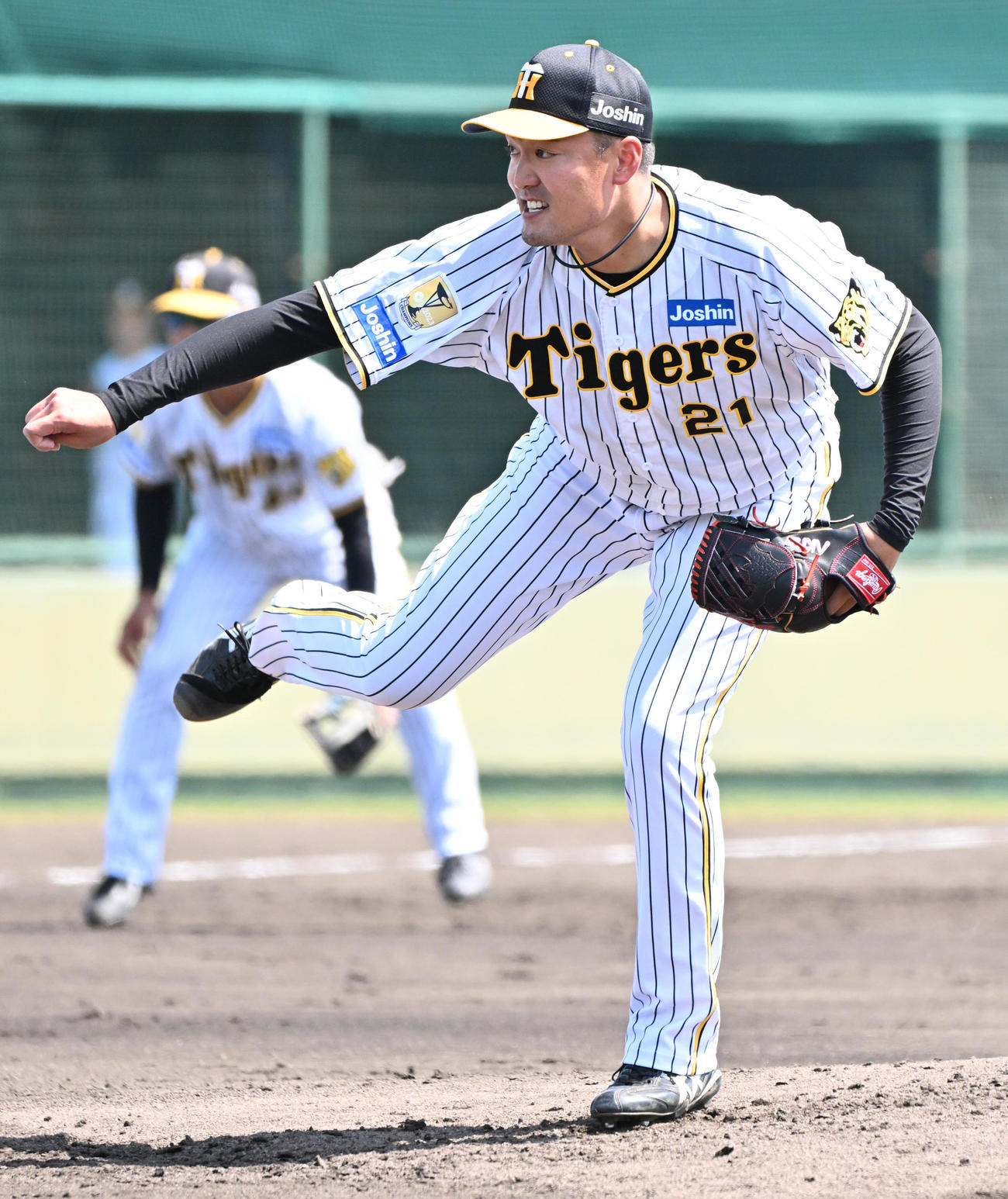 阪神秋山拓巳（24年4月撮影）