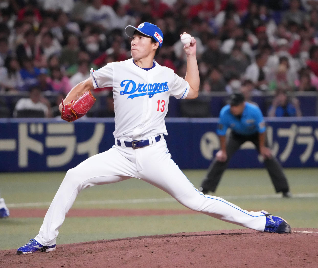 中日橋本侑樹（2024年8月28日撮影）