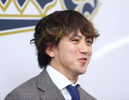 オリックス小田裕也(2023年12月2日撮影)