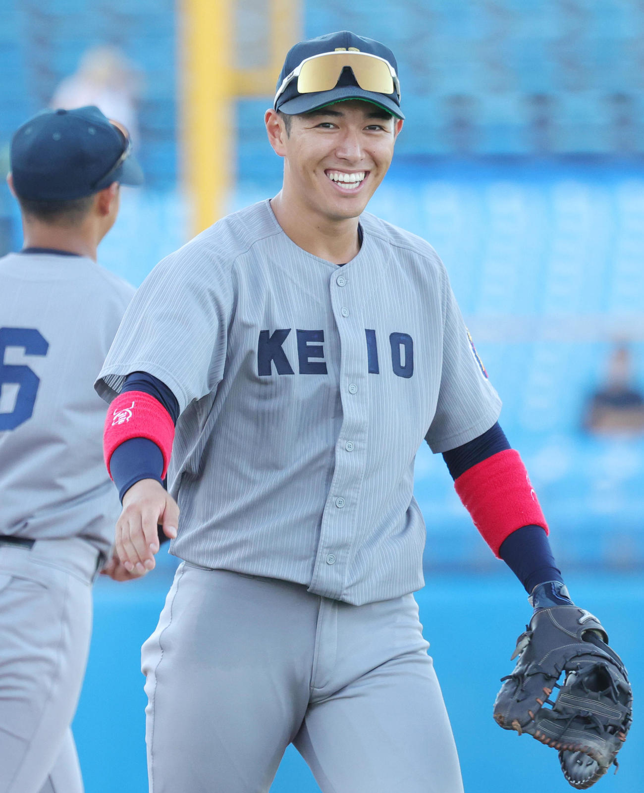 慶大・清原正吾（2024年9月14日撮影）