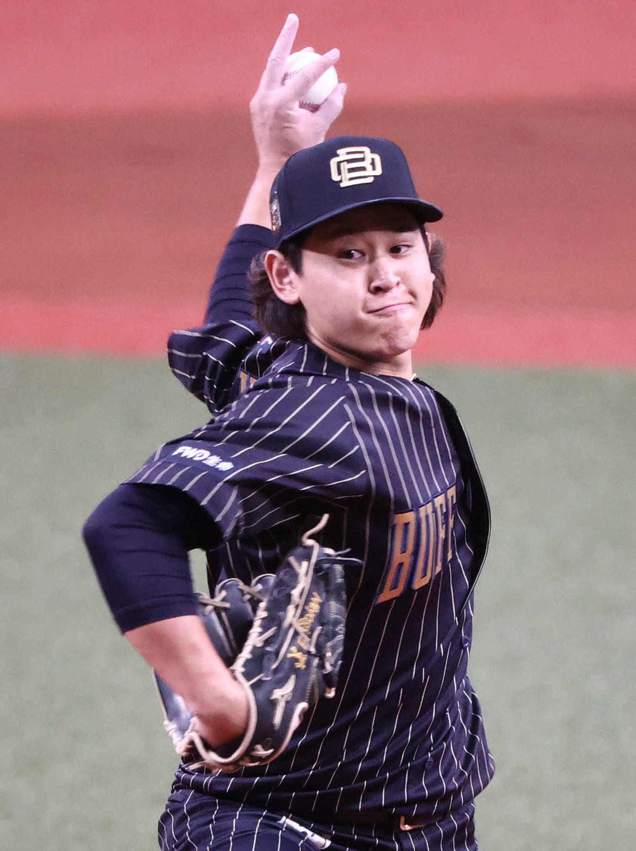 オリックス対ソフトバンク　オリックス先発の宮城は8回を4安打無失点に抑える（撮影・西尾就之）